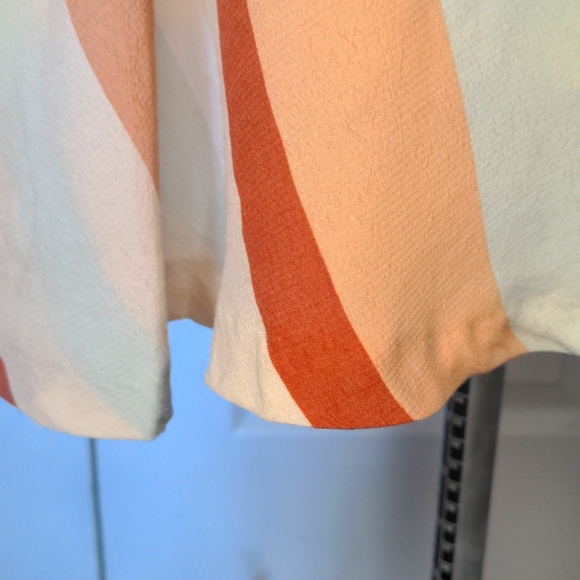 Striped Faux Wrap Dress by Sinequanone - Picture 7 of 8